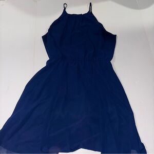 Elegant Blue Women's Dress